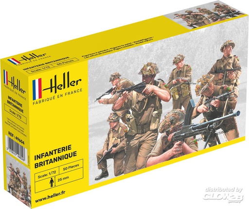 [ HE49604 ] Heller Infantry britannique 1/72