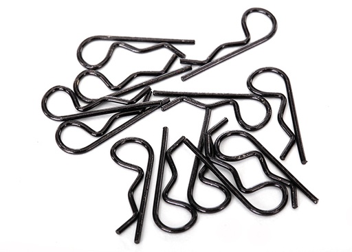 [ TRX-1834A ] Traxxas Body clips black (12) standard size-TRX1834A
