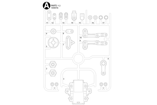 [ T0008746 ] Tamiya A parts TA-07 PRO