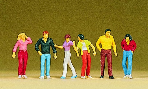 [ PRE10118 ] Preiser walking passengers 1/87