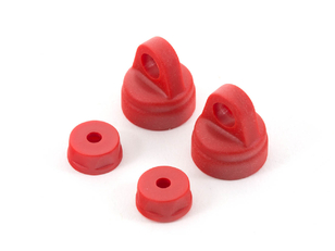 [ AR330227 ]Arrma -  Shock Cap Set Red - 4 pcs