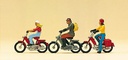 [ PRE10125 ] Preiser moped riders 1/87  HO