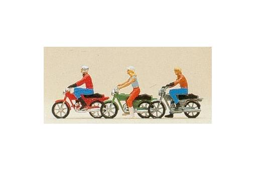 [ PRE10126 ] Preiser Motorrijders HO