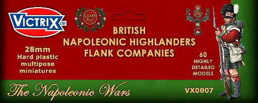 [ VICTRIXVX0007 ] Britisch Napoleonic Highlanders Flank Companies