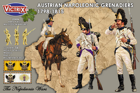 [ VICTRIXVX0013 ] Austrian Napoleonic Grenadiers 1798 - 1815