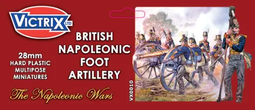 [ VICTRIXVX0010 ] British napoleonic foot artillery