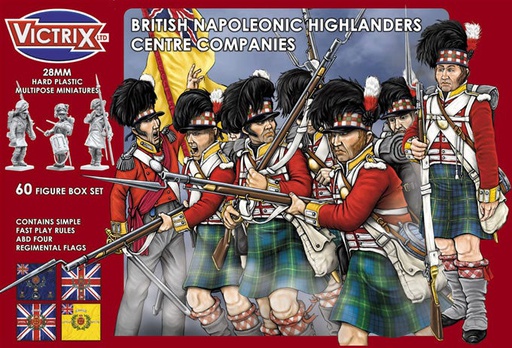 [ VICTRIXVX0006 ] British Napoleonic Highlanders Centre Companies