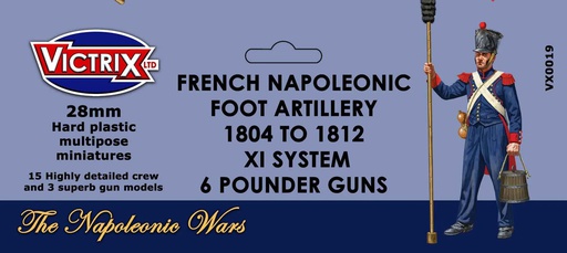 [ VICTRIXVX0019 ] French Napoleonic Foot Artillery 1804 tot 1812