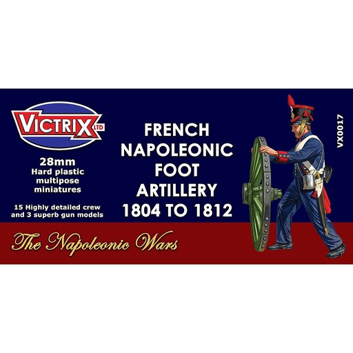 [ VICTRIXVX0017 ] French Napoleonic Foot Artillery 1804 tot 1812