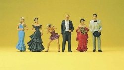 [ PRE10331 ] Preiser wedding guests 1/87