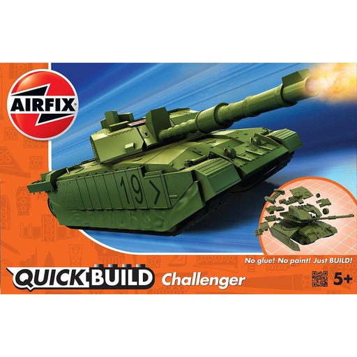 [ AIRJ6022 ] Airfix Quickbuild Challenger Tank Green