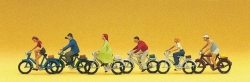 [ PRE10091 ] Preiser cyclists 1/87 HO