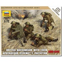 [ ZVE6167 ] Zvezda british machine gun vickers with crew 1939 - 1943