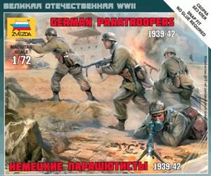 [ ZVE6136 ] Zvezda German paratroopers 1939 - 1942