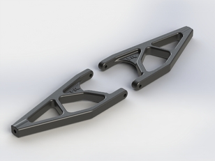 [ AR330334 ]Arrma -  Rear Upper Suspension Arms - 2 pcs - Nero