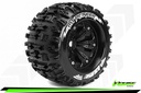 [ PROLR-T3218BH ] Louise RC - MT-ROCKET - 1-8 Monster Truck Tire Set - Mounted - Medium - 3.8" Rims - 1/2"-Offset