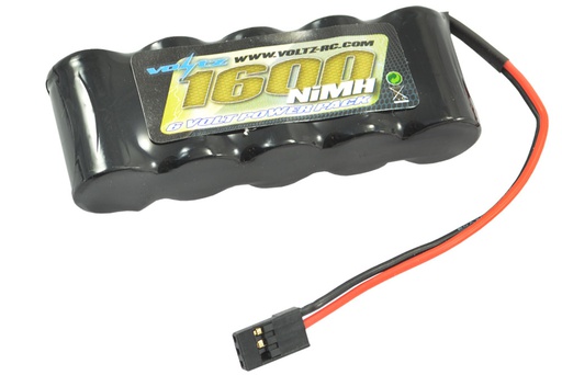 [ CMLVZ0111 ] Voltz 1600Mah 6V receiver pack straight (JR plug)