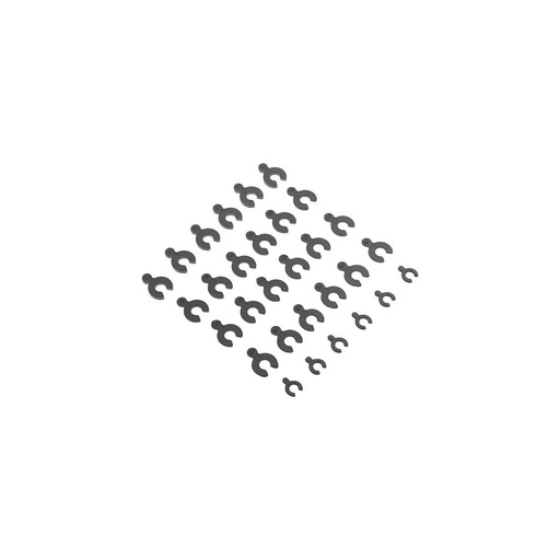 [ AR330366 ]Arrma -  Composite Spacer Set - Nero
