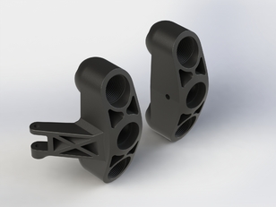 [ AR330361 ]Arrma -  Steering Block - 2 pcs - Nero