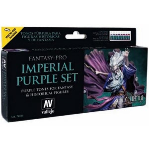 [ VAL74104 ] Vallejo IMPERIAL PURPLE SET 