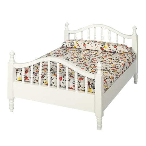 [ MM41310 ] Mini Mundus Tweepersoonsbed wit