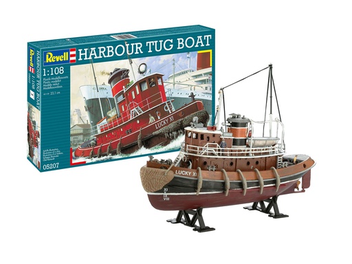 [ RE05207 ] Revell Harbour Tug Boat 1/108