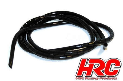 [ HRC5038BK ] SPIRAL FOR CABLE - 4mm - BLACK - 1M
