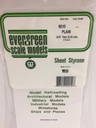 [ EG9101 ] Evergreen styrene plaat 0.25mmx53cmx20.5cm 8 st.