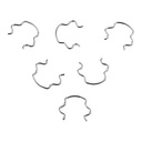 [ TRX-7757 ] Traxxas wheel hex clips (6)