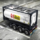 [ ITA-3929S ] Italeri Technokar 20' tank trailer 1/24