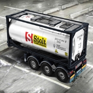 [ ITA-3929S ] Italeri Technokar 20' tank trailer 1/24