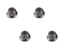 [ AR708001 ]Arrma -  Flange Lock Nuts 4 mm - 4 pcs