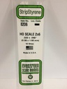 [ EG8206 ] Evergreen styrene strip 0.56x1.68x350mm   10st