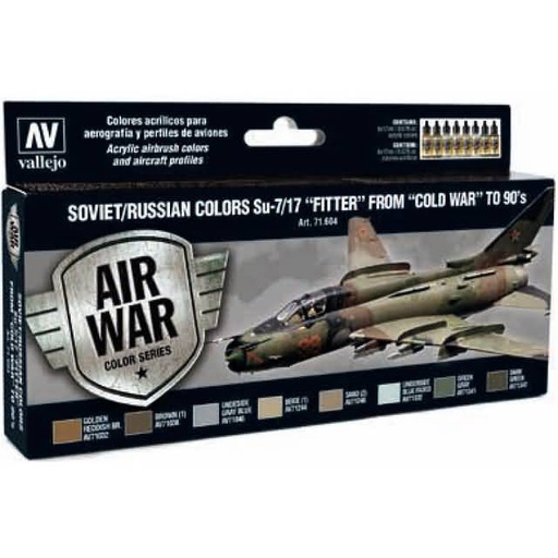 [ VAL71604 ] Vallejo soviet/russian su-7/17 "fitter" from "cold war" to 90's