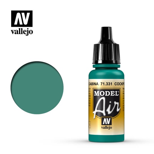 [ VAL71331 ] Vallejo Model Air cockpit emerald green "faded" 17ml