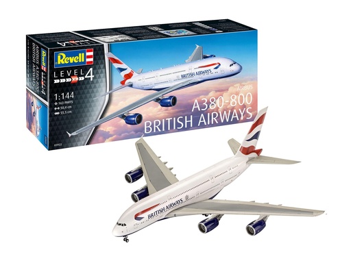 [ RE03922 ] Revell British airways A380-800   1/144