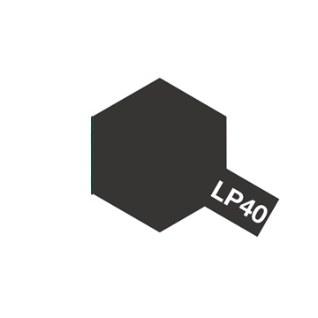 [ T82140 ] Tamiya lacquer paint metallic black LP-40 10ml