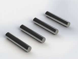[ AR713014 ]Arrma -  Pin 3x17mm - 4 pcs - Nero