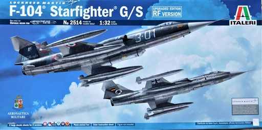 [ ITA-2514S ] Italeri F-104 STARFIGHTER G/S   1/32