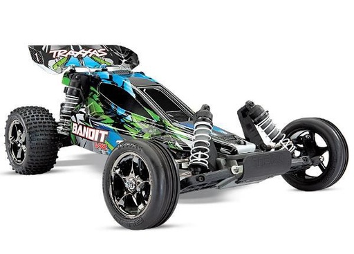 [ TRX-24076-4G ] Traxxas Traxxas bandit VXL brushless 2.4ghz with TSM, no battery/no charger - Green-TRX24076