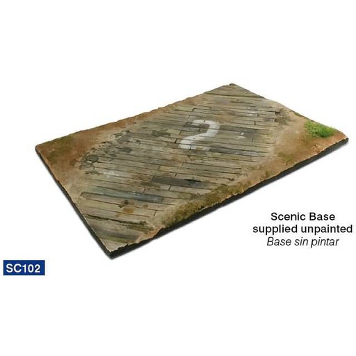 [ VALSC102 ] Vallejo Wooden airfield surface 31 x 21cm