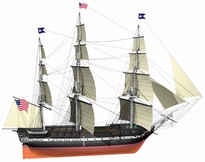 [ BB508 ] Billingboats USS Constitution