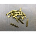 [ BBF145 ] Billingboats BBF145 relingpaaltjes/ rail stanchion 14 mm  3 gaatjes 20st