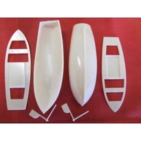 [ BBF233 ] Billingboats F233 reddingsbootje / lifeboat 31x95mm 2pcs