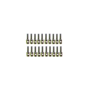 [ BBF285 ] Billingboats steuntje messing met 1 gaatje / eye bolt 6 mm 20 st