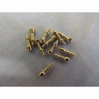[ BBF298 ] Billingboats relingsteuntjes / rail stanchion  7 mm met 1 gaatje 10st