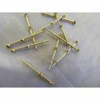 [ BBF299 ]Billing Boats relingpaaltje 23mm met 2 gaatjes 10st