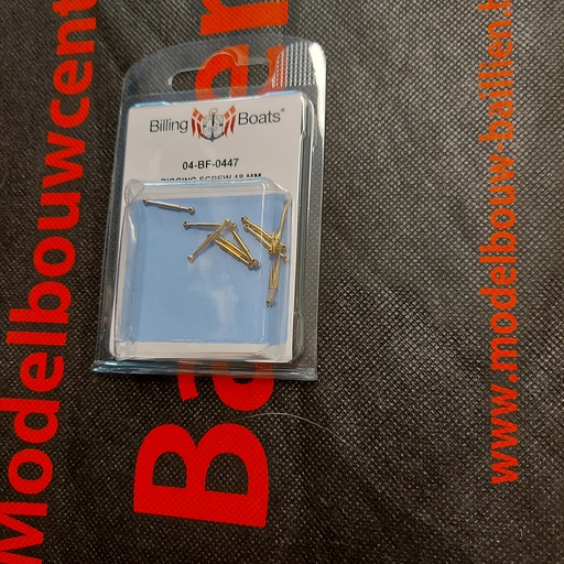 [ BBF447 ] Billingboats F447 Rigging screw / spanner niet regelbaar 18mm 10pcs