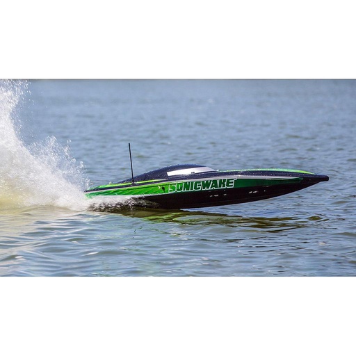 [ PRB08032T2 ] Proboat 36" SONICWAKE BLACK Self-Right Deep-V