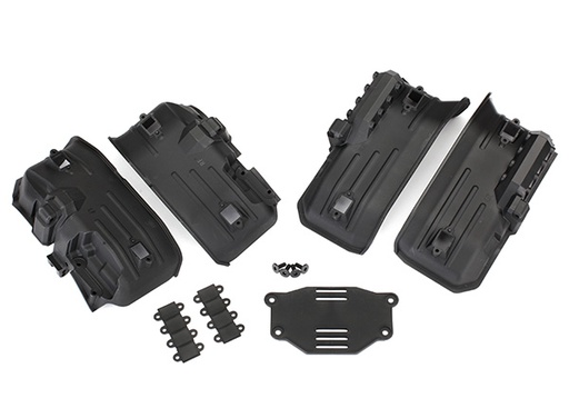 [ TRX-8072 ] Traxxas Fenders, inner, front & rear (2 each) / rock light covers(8)/battery plate - TRX8072